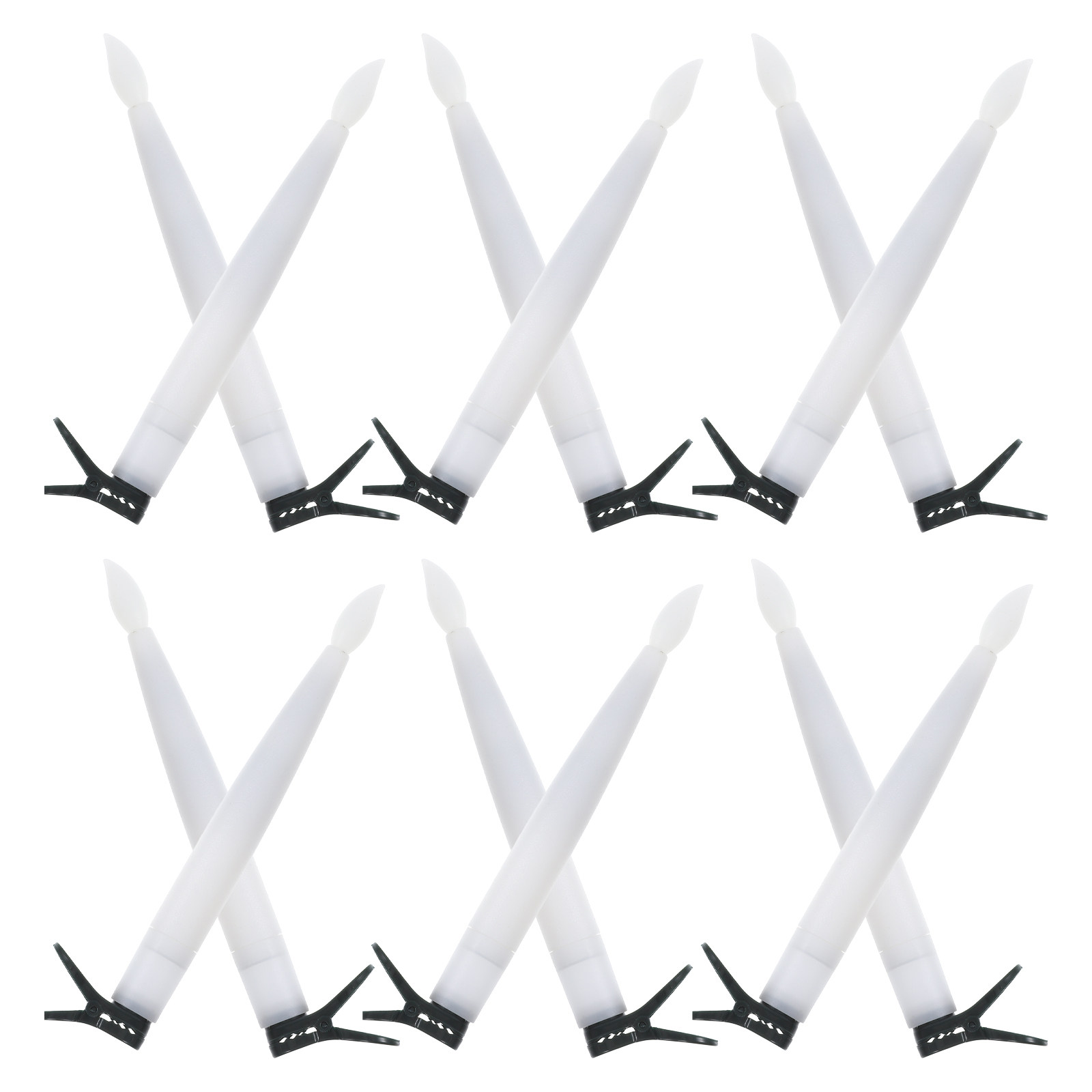 Paraffin Wax - 12 Set di Candele Clip-on per