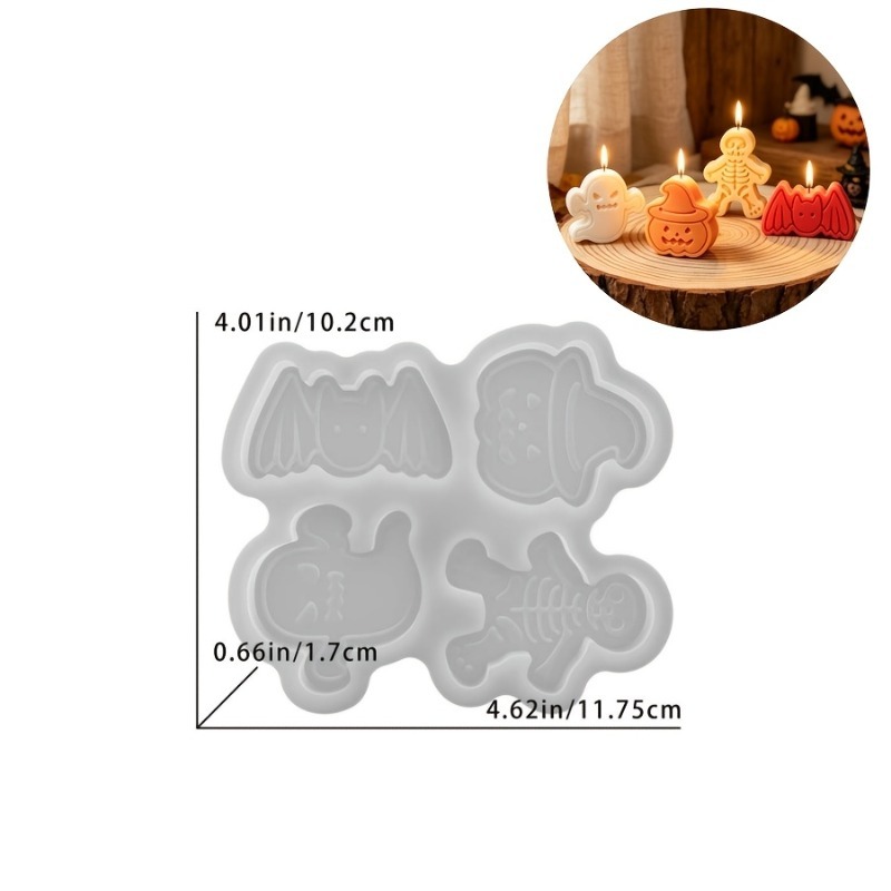 Set di stampi in silicone a 4  - Candle Molds recensione e prezzo